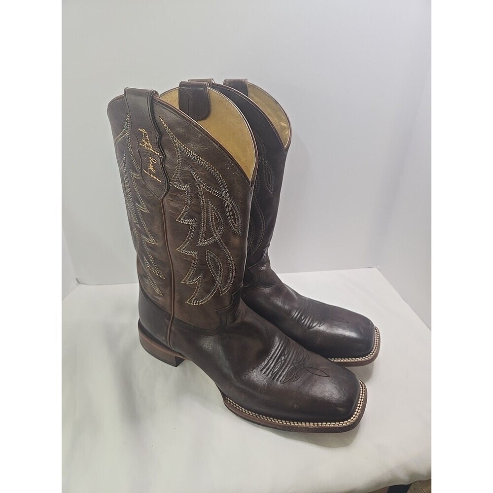 Justin George Strait Men’s Western Cowboy Boots size 13 D